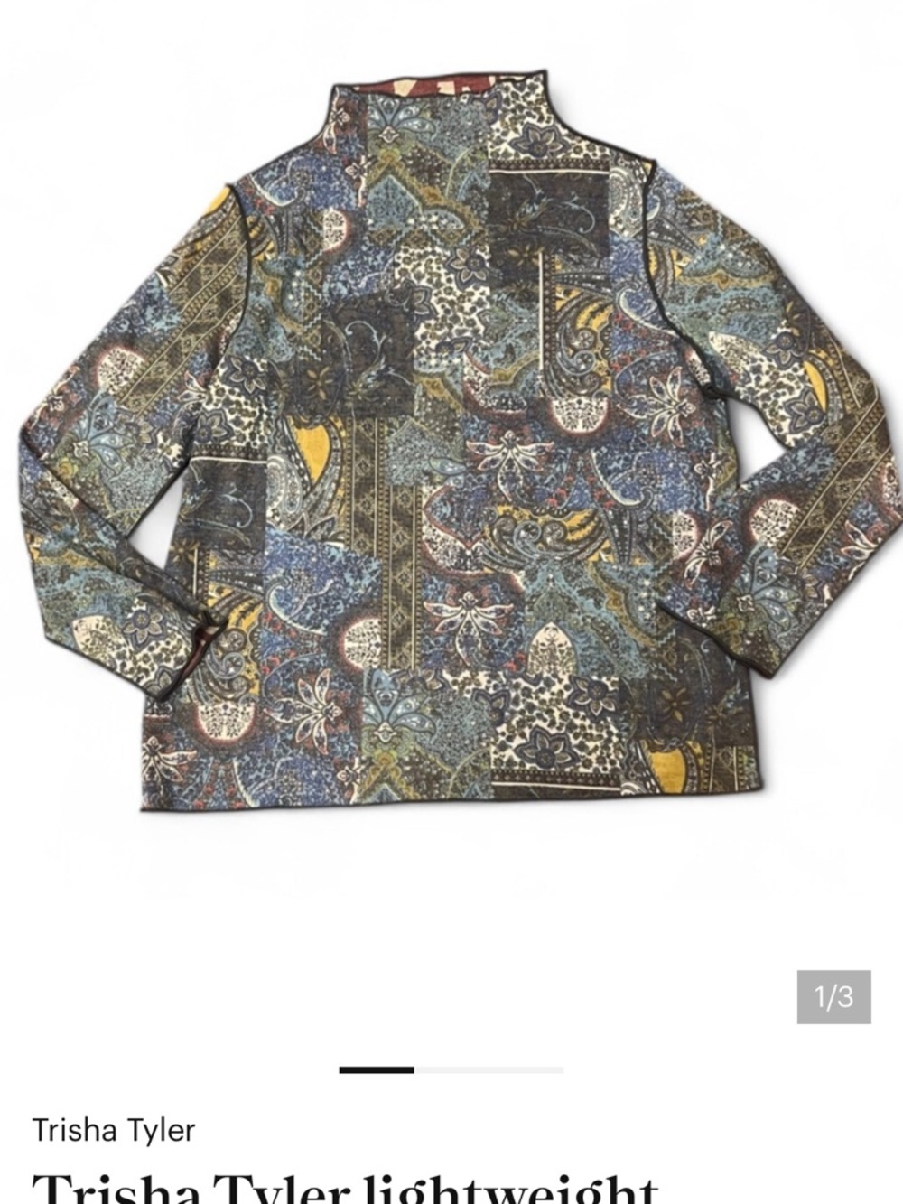 Trisha‎ Tyler lightweight sweater.